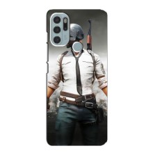 Чехол PUBG для Мото G60s (AlphaPrint) (Пабг мен)