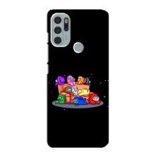 Чехол Амонг Ас для Motorola MOTO G60s (AlphaPrint) (Амонг-ас)