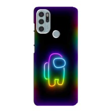 Чехол Амонг Ас для Motorola MOTO G60s (AlphaPrint) (Яркий скин)