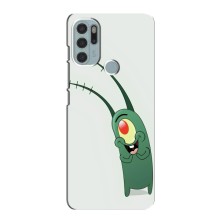 Чохол з картинкою "Одноокий Планктон" на Motorola MOTO G60s (Милий Планктон)