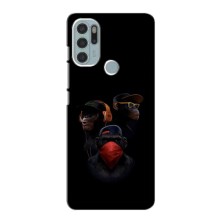 Чохол з Мавпами Motorola Moto G60s - (AlphaPrint)