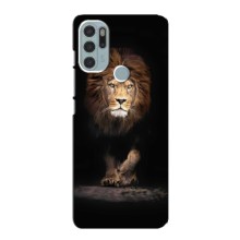 Чехол со Львом для Motorola MOTO G60s (VPrint) (Лев)