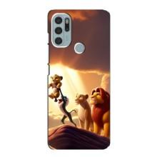 Чехол Король лев на Мото G60s – Рождение Симбы