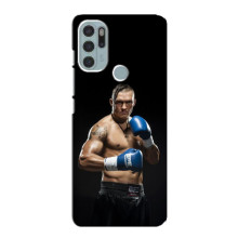 Чохол з картинкою Олександр Усик для Motorola MOTO G60s – Боксер Усик