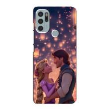 Чохол Рапунцель для Motorola MOTO G60s (Принцеса і принц)