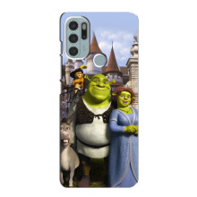 Чехол с мультфильмом Шрек на Motorola MOTO G60s