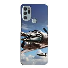 Чехол с мемом Тралалело тралала на Motorola MOTO G60s (Бомбардиро крокодило)