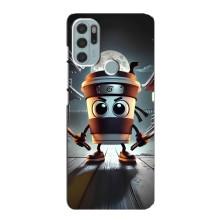 Чехол с мемом Тралалело тралала на Motorola MOTO G60s (Капучино асасино)