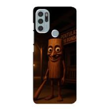 Чехол с мемом Тралалело тралала на Motorola MOTO G60s (Тунг тунг тунг сахур)