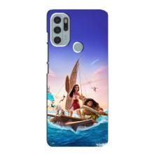 Чехол с мультфильмом Моана Motorola MOTO G60s – Моана и Мауи