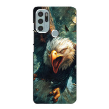 Чехол с картинкой «Хищники» для Motorola MOTO G60s – Орёл