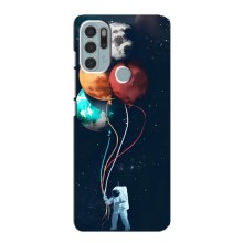 Космические Чехлы для Мото G60s (VPrint) (Планеты шарики)