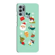 Новогодние Чехлы для Мото G60s (VPrint) (Настроение НГ)