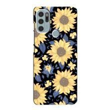 Чехлы с тематикой "ЦВЕТЫ" на Motorola MOTO G60s (красивые цветы)