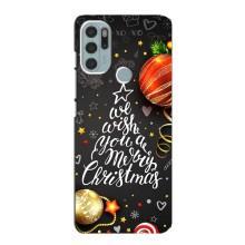 Рождественские Чехлы для Motorola MOTO G60s (VPrint) (Елочка)