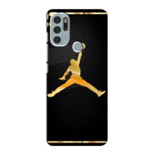 Силиконовый Чехол Nike Air Jordan на Моторола Мото Дж 60 С (Джордан 23)