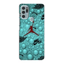 Силиконовый Чехол Nike Air Jordan на Моторола Мото Дж 60 С (Джордан Найк)