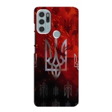 Украинские Чехлы для Motorola MOTO G60s с картинкой УПА (AlphaPrint) (ГЕРБ УПА)