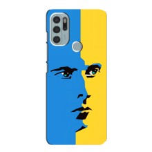 Украинские Чехлы для Motorola MOTO G60s с картинкой УПА (AlphaPrint) (Степан Бандера)