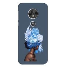 Чехлы (ART) Цветы на Motorola MOTO G7 Play (VPrint) (Цветы на голове)