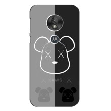Чехлы для Motorola MOTO G7 Play - Bearbrick Louis Vuitton (PREMIUMPrint) (БеарБрик глаза)