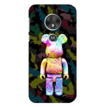 Чехлы для Motorola MOTO G7 Play - Bearbrick Louis Vuitton (PREMIUMPrint) (Яркий Bearbrick)