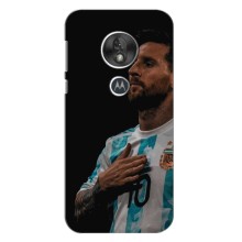 Чехлы Лео Месси Аргентина для Motorola Moto G7 Play (Месси Капитан)