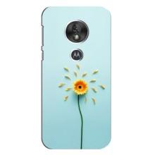Чехлы с Цветами для Motorola MOTO G7 Play (VPrint) (Желтый цветок)