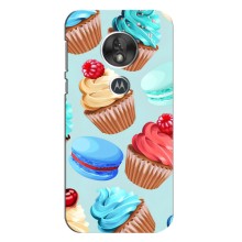 Чехлы с Фруктами для Motorola MOTO G7 Play (VPrint) (Кексики)