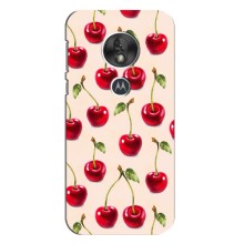 Чехлы с Фруктами для Motorola MOTO G7 Play (VPrint) (Вишня)