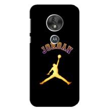 Чохли для Motorola MOTO G7 Play - з картинкою JORDAN (AlphaPrint) – Jordan Gold