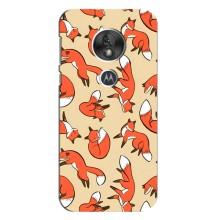 Чехлы с картинкой Лисички для Motorola MOTO G7 Play (VPrint) – Лисички