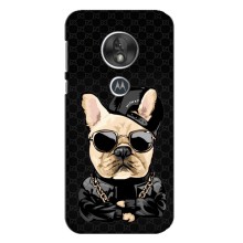 Чехлы с крутыми принтами для Motorola MOTO G7 Play - (PREMIUMPrint) (Стильная собака)