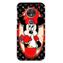 Чехол Disney Mouse Motorola MOTO G7 Play (PREMIUMPrint) (Минни Маус ЛВ)