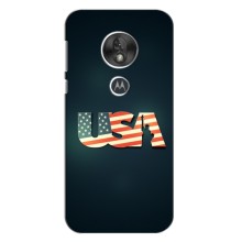 Чехол Флаг USA для Motorola Moto G7 Play (USA)