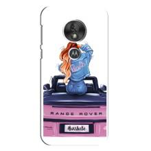 Чехол с печатью для Motorola MOTO G7 Play - (Мода) (AlphaPrint) (На машине)