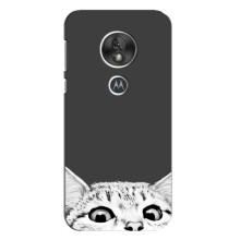 Чохол на Моторола MOTO G7 Плей з Котиками (VPrint) (Виглядає котик)
