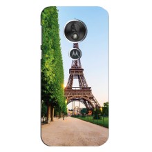 Чехол Эйфелева Башня для Motorola MOTO G7 Play - (AlphaPrint) (Дорога в Париж)