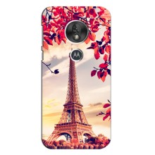 Чехол Эйфелева Башня для Motorola MOTO G7 Play - (AlphaPrint) (Эйфелева Башня)