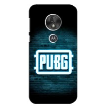 Чехол PUBG для Мото G7 Плей (AlphaPrint) (Лого PUBG)