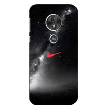 Чехол для Motorola MOTO G7 Play - с принтом Найк (AlphaPrint) (Найк красный)