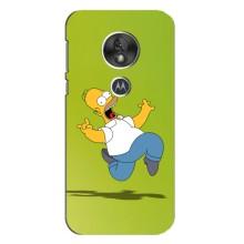 Чехол с Симпсонами для Motorola MOTO G7 Play (VPrint) (Гомер Симпсон)
