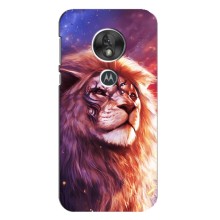 Чехол со Львом для Motorola MOTO G7 Play (VPrint) (Красочный Лев)