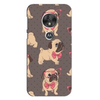 Чехол (ТПУ) Милые собачки для Motorola Moto G7 Play – Собачки Мопсики