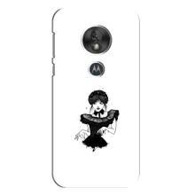 Чехлы Венсдей на Motorola MOTO G7 Play Уэнсдей (AlphaPrint) – танец Уэнздей