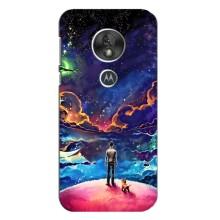 Космічні Чохли для Моторола MOTO G7 Плей (VPrint) (Вид Галактики)