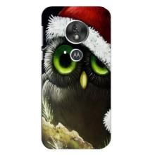 Новорічні Чохли для Моторола MOTO G7 Плей (VPrint) (Новорічна Сова)
