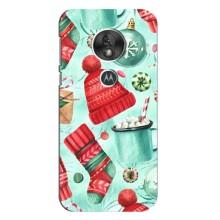 Новорічні Чохли для Моторола MOTO G7 Плей (VPrint) (Одяг НР)