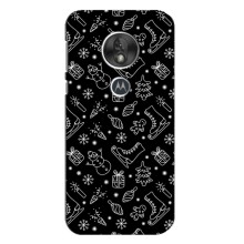 Новогодние, Праздничные Чехлы для Motorola MOTO G7 Play - 2024 год (Новогодний фон)