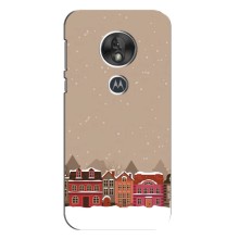 Новогодние, Праздничные Чехлы для Motorola MOTO G7 Play - 2024 год (Зимний город)